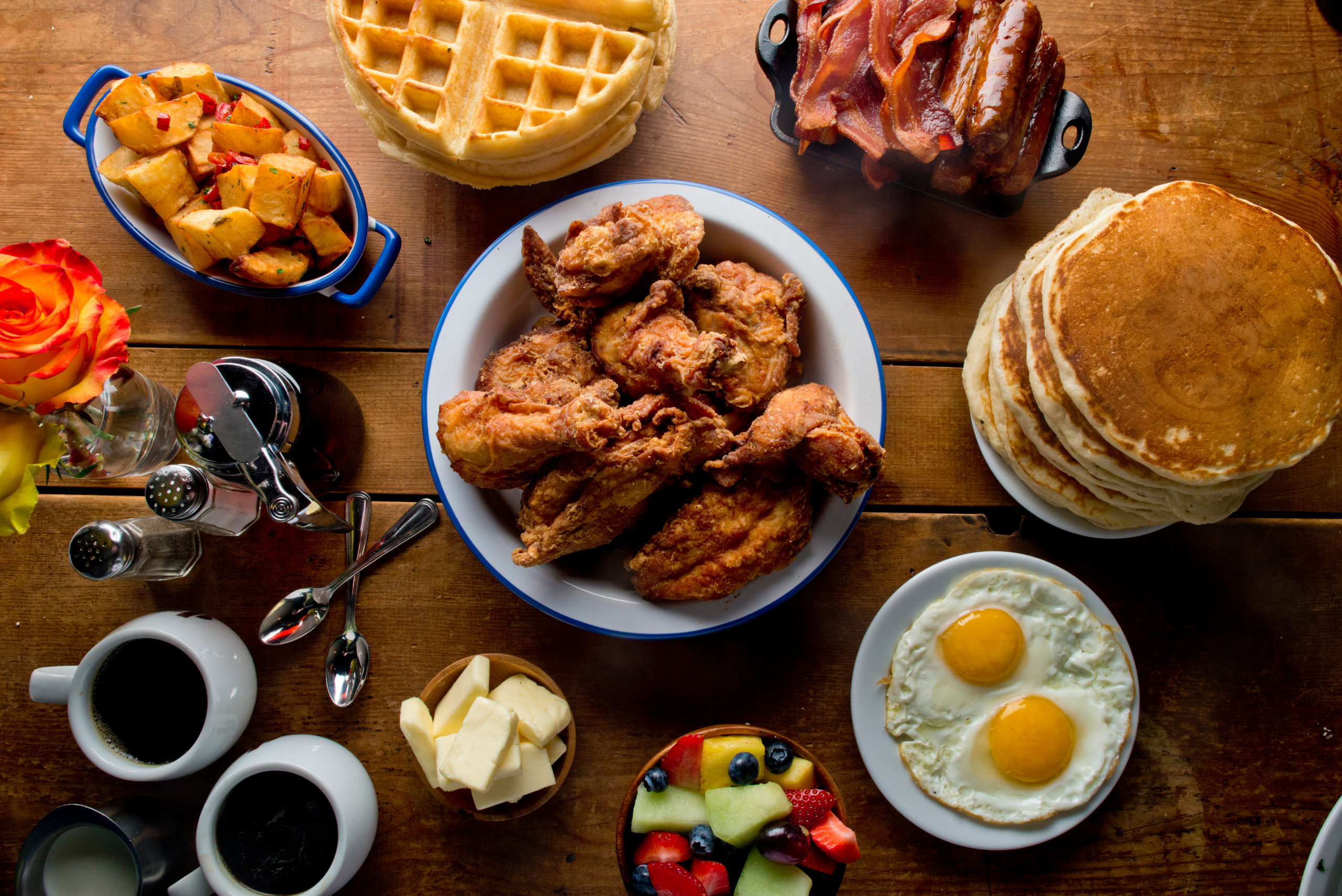 6 Swoon-worthy Brunch Spots in Brooklyn: Fried Chicken, Southern Breakfast, Buttermilk, Fried Chicken ,Pancakes, Waffles