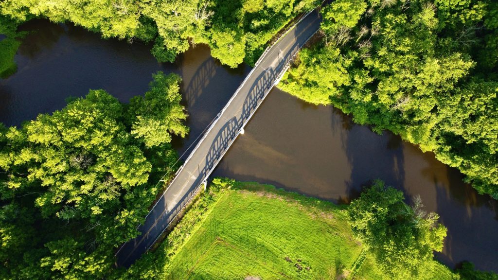 Entertaining Ways to Explore Northern New Jersey: Beautiful Bridge aerial photo! Taken in northern New Jersey